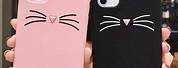Black Cat iPhone 7 Plus Cartoon Case
