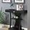 Black Hall Console Table