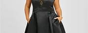 Black Party Dresses Plus Size Women