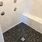 Black Pebble Shower Floor