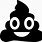 Black Poop Emoji