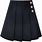 Black School Uniform Pleated Skirt