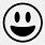 Black Smiling Face Emoji