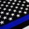 Black and Blue American Flag Meaning