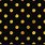 Black and Gold Polka Dots