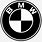 Black and White BMW Emblem