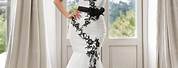 Black and White Bridal Gowns