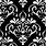 Black and White Damask Fabric