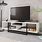 Black and White TV Stand