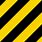 Black and Yellow Caution Stripes
