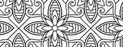 Blank Coloring Pages Pattern