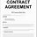 Blank Contract Forms