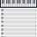 Blank Piano Keyboard Sheet