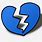 Blue Broken Heart Emoji