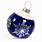 Blue Christmas Bulbs Ornaments