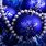 Blue Christmas Ornaments Wallpaper