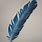 Blue Feather Drawing