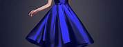 Blue Formal Dress Red Shoes