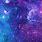 Blue Galaxy iPhone Wallpaper