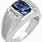 Blue Sapphire Ring for Men