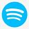 Blue Spotify Icon