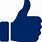 Blue Thumbs Up Icon