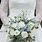 Blue and White Bridal Bouquet