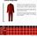 Boiler Suit Size Chart