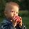 Boy Eating an Apple