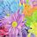 Bright Colorful Flower Painting