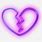Broken Purple Heart Emoji