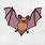Brown Bat Drawing