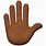 Brown Hand Emoji