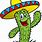 Cactus Sombrero Clip Art