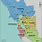 California Bay Area County Map