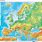 Cartina Fisica Europa