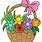 Cartoon Flower Basket