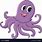 Cartoon Happy Octopus