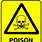 Cartoon Poison Sign