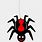 Cartoon Red Back Spider