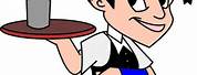 Cartoon Waiter Clip Art