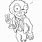 Cartoon Zombie Coloring Pages