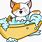Cat Bath Cartoon