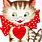 Cat Valentine Clip Art