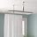 Ceiling Mounted Shower Curtain Rail