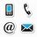 Cell Phone Email Icon