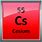 Cesium On the Periodic Table