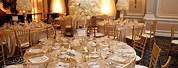 Champagne and Ivory Wedding Reception