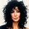 Cher with Curly Hair