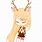 Chibi Anime Girl Deer
